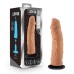 Lock on - Argonite - 8 Inch Dildo With Suction Cup Adapter - Mocha