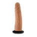 Lock on - Dynamite - 7 Inch Dildo With Suction Cup Adapter - Mocha