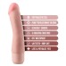 Dr. Skin Silicone  Dr. Steve - 7 Inch Vibrating Dildo - Beige