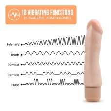 Dr. Skin Silicone Dr. Steve - 7 Inch Vibrating Dildo - Beige Dr. Skin Silicone Dr. Steve - 7 Inch Vibrating Dildo - Beige