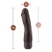Dr. Skin Silicone  Dr. Steve - 7 Inch Vibrating Dildo - Brown