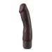 Dr. Skin Silicone  Dr. Steve - 7 Inch Vibrating Dildo - Brown