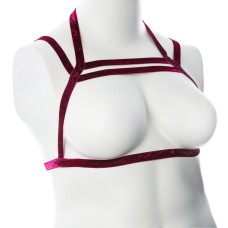 Gender Fluid Sugar Coated Harness - Large/xxlarge - Raspberry Gender Fluid Sugar Coated Harness - Large/xxlarge - Raspberry