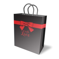 With Love Gift Bag - Black With Love Gift Bag - Black