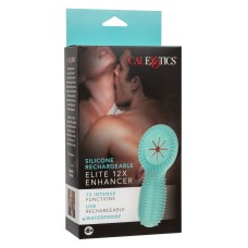 Silicone Rechargeable Elite 12x Enhancer - Teal