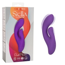 Stella Liquid Silicone Dual Pleaser - Purple Stella Liquid Silicone Dual Pleaser - Purple