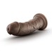 Dr. Skin Plus - 8 Inch Thick Posable Dildo - Chocolate