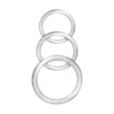 Enhancer Silicone Cockrings - Clear Enhancer Silicone Cockrings - Clear