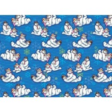 Gift Wrap Snowman