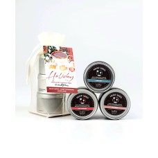 3-in-1 Hemp Seed Holiday Candle Trio - 2 Oz.