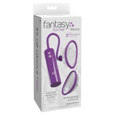 Fantasy for Her Rechargeable Pleasure Pump Kit - Purple