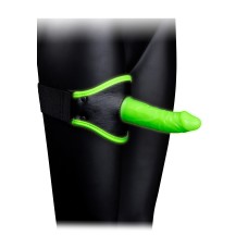 Thigh Strap-on With Silicone Dildo 5.7 Inch - Glow in the Dark Thigh Strap-on With Silicone Dildo 5.7 Inch - Glow in the Dark