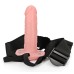 Hollow Strap-on Without Balls 6 Inch - Flesh