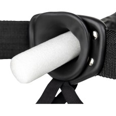 Hollow Strap-on Without Balls 8 Inch - Black Hollow Strap-on Without Balls 8 Inch - Black