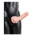 Hollow Strap-on Without Balls 8 Inch - Flesh