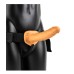 Hollow Strap-on Without Balls 8 Inch - Tan