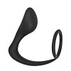 Commander Prostate Pleaser Cockring - Black