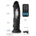 E-Stim and Vibrating Dildo With Remote - Black