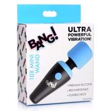 10x Vibrating Mini Silicone Wand - Blue 10x Vibrating Mini Silicone Wand - Blue