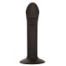 Silicone Curved Anal Stud - Black