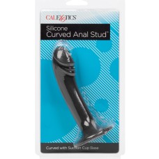 Silicone Curved Anal Stud - Black Silicone Curved Anal Stud - Black