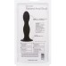 Silicone Ribbed Anal Stud - Black
