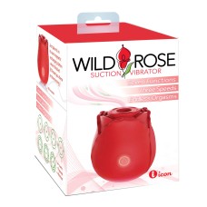 Wild Rose Suction Vibrator - Red Wild Rose Suction Vibrator - Red