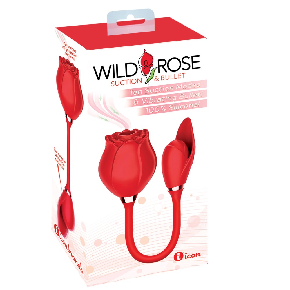 Wild Rose Suction and Bullet - Red