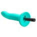 Ergo Super Flexi II Dong Soft and Flexible Liquid  Silicone With Vibrator - Teal
