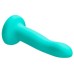 Ergo Super Flexi IV Dong Soft and Flexible Liquid  Silicone With Vibrator - Teal