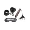 Bang - Bondage Kit - XL Bullet, Cuffs, Tickler and Blindfold - Black