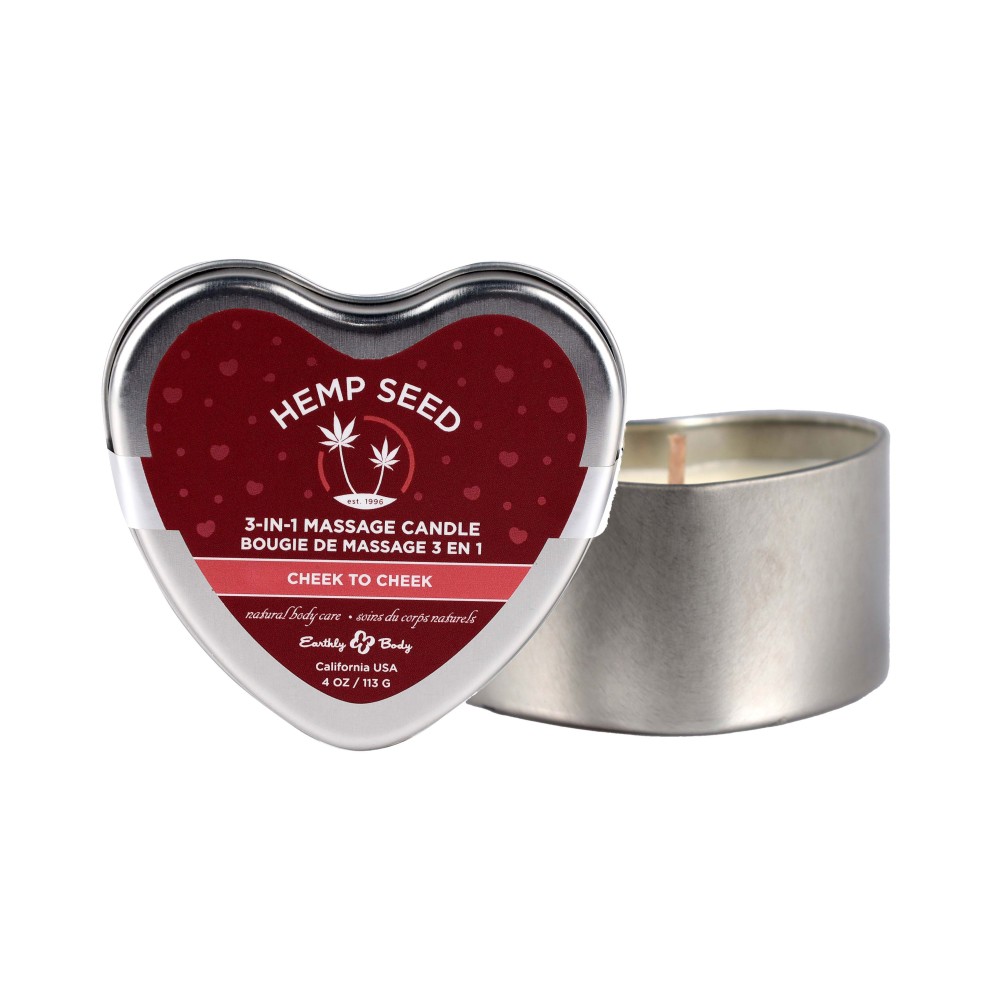 3-in-1 Massage Candle - Cheek to Cheek - 4 Oz
