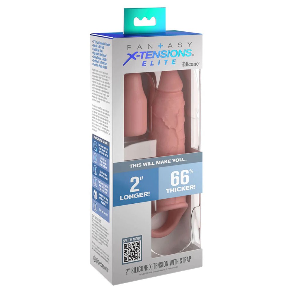 Fantasy X-Tensions Elite 6 Inch Extension With Strap - Light