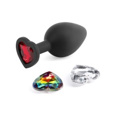 Glams Xchange Heart - Medium - Black Glams Xchange Heart - Medium - Black