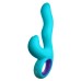 Klio Triple Action Thumping Rabbit Vibrator - Turquoise