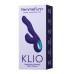 Klio Triple Action Thumping Rabbit Vibrator - Dark Purple