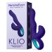 Klio Triple Action Thumping Rabbit Vibrator - Dark Purple