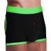 Strap-on Black/green Boxers - Xl/xxl