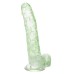 Naughty Bits I Leaf Dick Glow-in-the-Dark Weed Leaf Dildo - Glow in the Dark