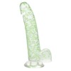 Naughty Bits I Leaf Dick Glow-in-the-Dark Weed Leaf Dildo - Glow in the Dark