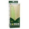 Naughty Bits I Leaf Dick Glow-in-the-Dark Weed Leaf Dildo - Glow in the Dark