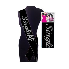 Single Af Sash - Black Single Af Sash - Black
