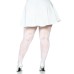 Butterfly Net Tights - 1x/2x - White Butterfly Net Tights - 1x/2x - White