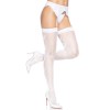 Micro Net Butterfly Backseam Thigh High - One Size - White