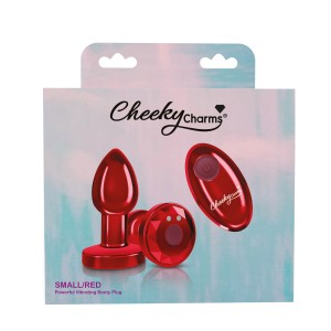 Vibrating Red Metal Remote Plug - Small Vibrating Red Metal Remote Plug - Small