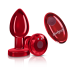 Vibrating Red Metal Remote Plug - Medium Vibrating Red Metal Remote Plug - Medium