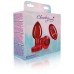 Vibrating Red Metal Remote Plug - Medium Vibrating Red Metal Remote Plug - Medium