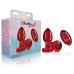 Vibrating Red Metal Remote Plug - Medium Vibrating Red Metal Remote Plug - Medium