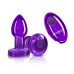 Vibrating Purple Metal Remote Plug - Small Vibrating Purple Metal Remote Plug - Small