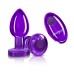 Vibrating Purple Metal Remote Plug - Medium Vibrating Purple Metal Remote Plug - Medium